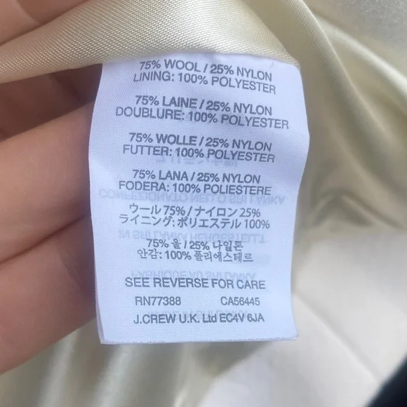 J. Crew Cream Zip-Up Jacket - Picture 3 of 6